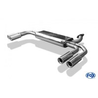 Silencieux arrière duplex inox 2x80mm type 13 pour MERCEDES CLASSE V TYPE W447
