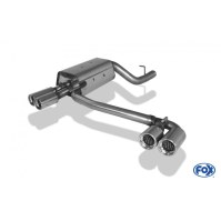 Silencieux arrière duplex inox 2x80mm type 17 pour MERCEDES CLK TYPE W209