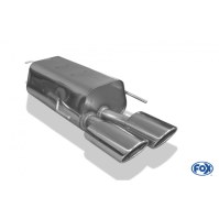 Silencieux arrière inox 2x115x85mm type 32 pour MERCEDES CLK TYPE W209