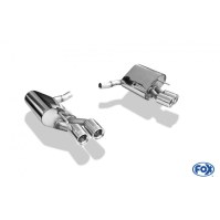 Silencieux arrière duplex inox 2x80mm type 13 pour MERCEDES SL TYPE R230 FACELIFT