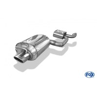 Catback (silencieux arrière 1x115x85mm type 32 + silencieux avant) inox pour MERCEDES SLK TYPE R170
