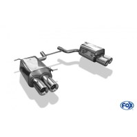 Silencieux arrière duplex inox 2x90mm type 13 pour MERCEDES SLK TYPE R171