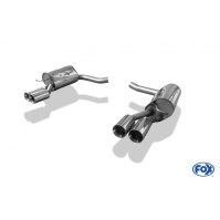 Silencieux arrière duplex inox 2x90mm type 25 pour MERCEDES CLS TYPE C218