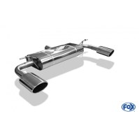 Silencieux arrière duplex inox 1x140x90mm type 32 pour MERCEDES CLASSE B TYPE 246 4-MATIC