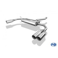 Silencieux arrière duplex inox 2x80mm type 24 pour MERCEDES CLA TYPE C117/X117