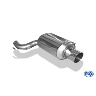 Silencieux arrière inox 1x129mm type 14 pour MITSUBISHI LANCER EVOLUTION VIII