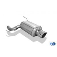 Silencieux arrière inox 1x129mm type 14 pour MITSUBISHI LANCER EVOLUTION IX