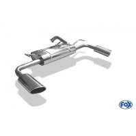 Silencieux arrière duplex inox 1x115x85mm type 38 pour MITSUBISHI LANCER TYPE CYO