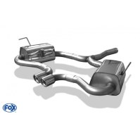 Silencieux arrière duplex sortie centrale inox 2x76mm type 17 pour MINI COOPER S R53