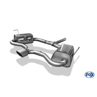 Silencieux arrière duplex sortie centrale inox 1x135x80mm type 52 pour MINI COOPER S R53