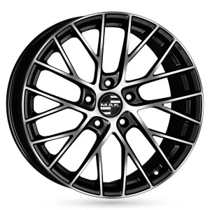 Jante alu MAK MONACO Noir Face Polie [8.5x19] ET39.0 5x112