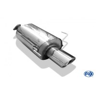 Silencieux arrière inox 1x115x85mm type 33 pour NISSAN ALMERA TYPE N15 HAYON