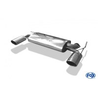 Silencieux arrière duplex inox 1x140x90mm type 32 pour NISSAN MURANO TYPE Z50