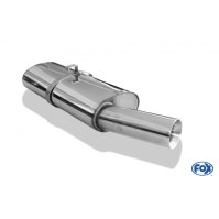 Silencieux arrière inox 1x80mm type 24 pour OPEL KADETT E