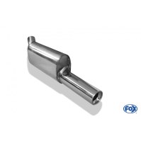 Silencieux arrière inox 1x90mm type 13 pour OPEL CORSA A-CC (montage ligne complète)
