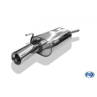 Silencieux arrière inox 1x90mm type 13 pour OPEL CORSA B