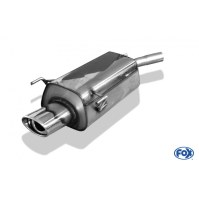 Silencieux arrière inox 1x115x85mm type 33 pour OPEL CORSA C
