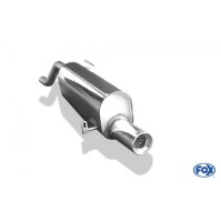 Silencieux arrière inox 1x90mm type 13 pour OPEL CORSA E