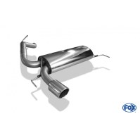 Silencieux arrière 1x100mm type 16 inox pour OPEL CORSA D GSI