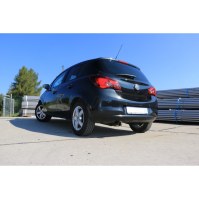 Silencieux arrière inox 1x100mm type 25 pour OPEL CORSA E