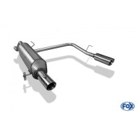 Silencieux arrière duplex inox 1x90mm type 25 pour OPEL CORSA E
