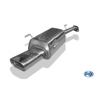 Silencieux arrière inox 1x135x80mm type 53 pour OPEL ASTRA G CARAVAN (BREAK)