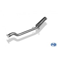 Silencieux avant inox pour OPEL ASTRA G CC OPC