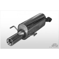 Silencieux arrière inox 1x90mm type 13 pour OPEL ASTRA G CC OPC