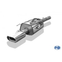 Silencieux arrière inox 1x135x80mm type 53 pour OPEL ASTRA G COUPE/CABRIOLET