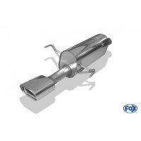 Silencieux arrière inox 1x135x80mm type 53 pour OPEL ASTRA H CARAVAN TURBO