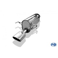 Silencieux arrière inox 1x115x85mm type 32 pour OPEL ASTRA H / ASTRA H GTC