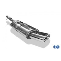 Silencieux arrière inox 1x135x80mm type 53 pour OPEL VECTRA A (COFFRE)