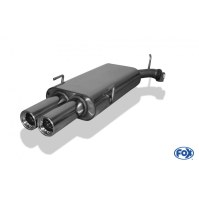 Silencieux arrière inox 2x80mm type 13 pour OPEL VECTRA B (09/1999-)