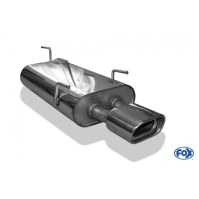 Silencieux arrière inox 1x135x80mm type 53 pour OPEL VECTRA B (09/1999-)