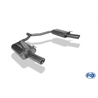 Silencieux arrière duplex inox 1x90mm type 17 pour OPEL VECTRA C CARAVAN