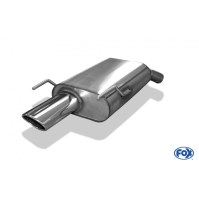 Silencieux arrière inox 1x106x71mm type 32 pour OPEL VECTRA C BERLINE/GTS