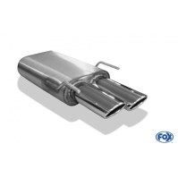 Silencieux arrière inox 2x106x71mm type 32 pour OPEL VECTRA C BERLINE/GTS