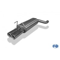 Silencieux arrière inox 2x90mm type 13 pour OPEL OMEGA B CARAVAN