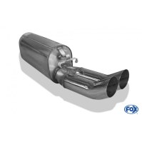 Silencieux arrière inox 2x76mm type 18 pour OPEL CALIBRA A / CALIBRA A 4x4