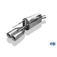 Silencieux arrière inox 2x76mm type 13 pour OPEL CALIBRA A / CALIBRA A 4x4