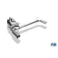 Silencieux arrière duplex inox 1x90mm type 25 pour OPEL ZAFIRA B OPC