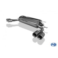 Silencieux arrière duplex inox 2x80mm type 13 pour OPEL ANTARA