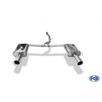 Silencieux arrière duplex inox 1x100mm type 16 pour OPEL INSIGNIA A 4x4 SPORT TOURER
