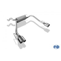 Silencieux arrière duplex inox 2x76mm type 12 pour OPEL CASCADA