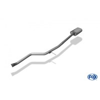 Silencieux avant inox pour PEUGEOT 206/206CC