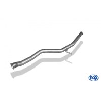 Tube de suppression de silencieux avant inox pour PEUGEOT 206 S16/206CC S16 (fixation à olive)