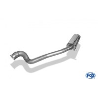 Silencieux avant inox pour PEUGEOT 206 RC