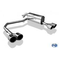 Silencieux arrière duplex inox 2x100mm type 16 pour PEUGEOT 207 RC
