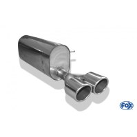 Silencieux arrière inox 2x90mm type 16 pour PEUGEOT 208 GTI