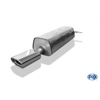 Silencieux arrière inox 1x135x80mm type 53 pour PEUGEOT 307 SW